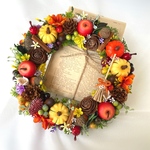 【新作】実りの秋＊ハッピーハロウィン＊賑やかリース