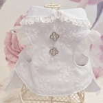うさぎハーネス♡Mサイズ♡総レースワンピース・ホワイト♡
