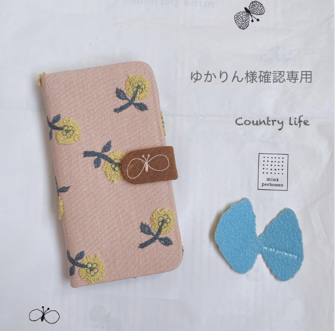2168*ゆかりん様確認専用 ミナペルホネン 手帳型 スマホケース