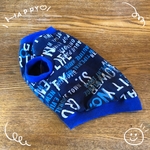 ＳＡＬＥ！　ハンドメイド☆犬服　SSサイズ限定　タンクトップ　英字　濃紺