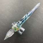 青と青紫のガラスペン
