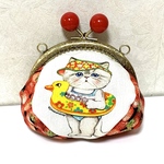 kさま専用　がま口ポーチ　2点