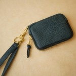 l0-0lさま専用ページ【Union】レザーミニマルチケース トリヨンクレマンス　ヴェールシプレス　刻印有り　