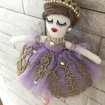 チュチュルルベちゃん®️バレリーナ、ラベンダー色