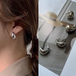 ぷっくりシルバーピアス♡silver925ポスト