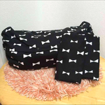 再販6♡お得なセット売り♡エルゴ収納カバー＊よだれカバー＊リボン柄ブラック