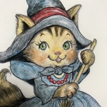 魔女猫と犬とクマの魔法使いカード