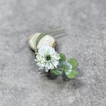 布花🌿白詰草のコサージュ