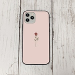 バラ　iPhoneケース強化ガラス スマホケース