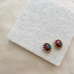 インド・ターコイズのピアス＊イヤリング