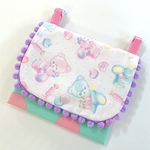 ゆめかわ　移動ポケット　ベア柄
