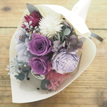 受注制作　Antique Améthyste  Petit Bouquet　＊　ミニブーケ・壁飾り