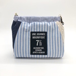 ブルーストライプ消臭マナーポーチ バネポーチ 