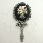 【Noble Flowers】ブーケ刺繍 2wayミラー