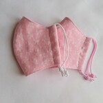 再販 選べる♡ 幼児～低学年むけ 立体マスク【小さなリボン／ピンク】