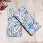 [防水布入り]エルゴ抱っこ紐☆よだれカバー　blue flower