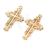PDT-240-MG【4個入り】クロスペンダント/Cross Pendant/ 21mm x 33mm