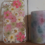 ⑧押し花をいれこんだiPhoneケース♡iPhone6/6s.5/5s/5c.4/4s