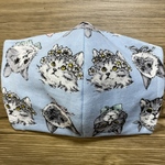大人立体ガーゼマスク★ねこフェイス