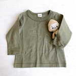 6719...90cm  ameo tag Tシャツ カーキ