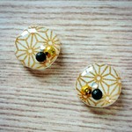 再販☆no.40和風☆毬ピアス＊☆