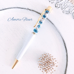 ハーバリウム　ボールペン 💙 名入れ可
