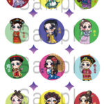 クリアファイル（ミニキャラシリーズ）　アイアム皇帝　二次創作グッズ