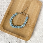 【最終SALE】パールフラワーseries☁️Blue Hawaii☁️ブレスレット