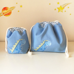 恐竜＊コップ袋＆お弁当袋セット＊入園入学グッズ
