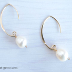 14kgf*modern淡水パール ピアス