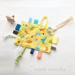 抱っこよりお手軽♥カシャカシャおもちゃ☆恐竜イエロー