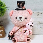 ピーチクマのあみぐるみ