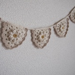 flower frill garland : : : : フラワーフリルガーランド