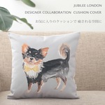 ジュビリー リネン ペットクッションカバー ドッグ チワワ jubileecushiondg014