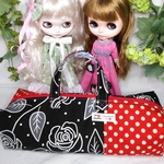 ブライスアウトフィット🌹💞お出かけポーチ(2人用)北欧風柄💞🌹