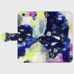 受注製作 Smartphone case『かぜのつよいひ』手帳型スマホケース