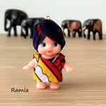 【タンザニアの子ども支援】キューピッドストラップ　Ramla
