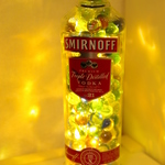 ボトルランプ　「SMIRNOFF]　カラー球　ACアダプター付