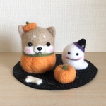 柴犬だるま🎃ハロウィン(赤柴)