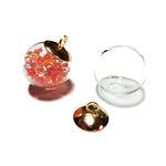 再販２＊ガラスドーム１５ｍｍチャームキャップセット＠６２０８０