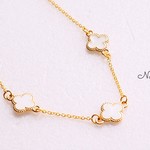 ☆四つ葉のクローバーネックレス☆Ｋ１６ＧＰ
