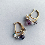 ear cuff＋（deep color fluorite）