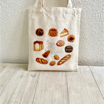 Cafe-sweets☆羊毛刺繍 キャンバストート〜☆焼き立てパン屋さん🍞🥖🥐〜