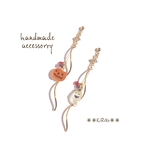 ラスト❤再×11＊ハロウィン🎃ラセンアシンメトリーピアス