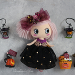 イーマリーちゃんサイズ　ハロウィンドレス㊺　スパンコール付き