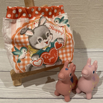 うさぎ♡オレンジ★パクパクポーチ