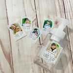 【直送ok】敬老の日ギフトにご提案！シールのみ納品、笑顔になるコロナ対策💕【3枚セット】お写真が入るソープボトルラベルシール