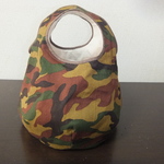 カモフラ柄　まんまるトート