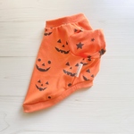 ジャック・オー・ランタンの半袖T/オレンジ