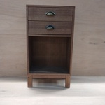 dさま専用  　茶色のオープンキャビネット引き出し2段
